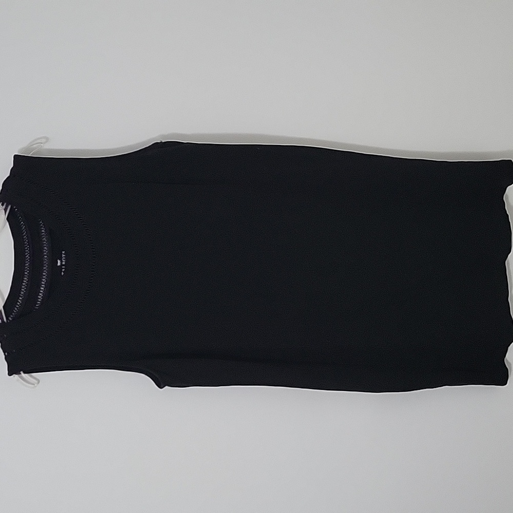 Talbots Jersey Sleeveless Black Dress, Size X-Large